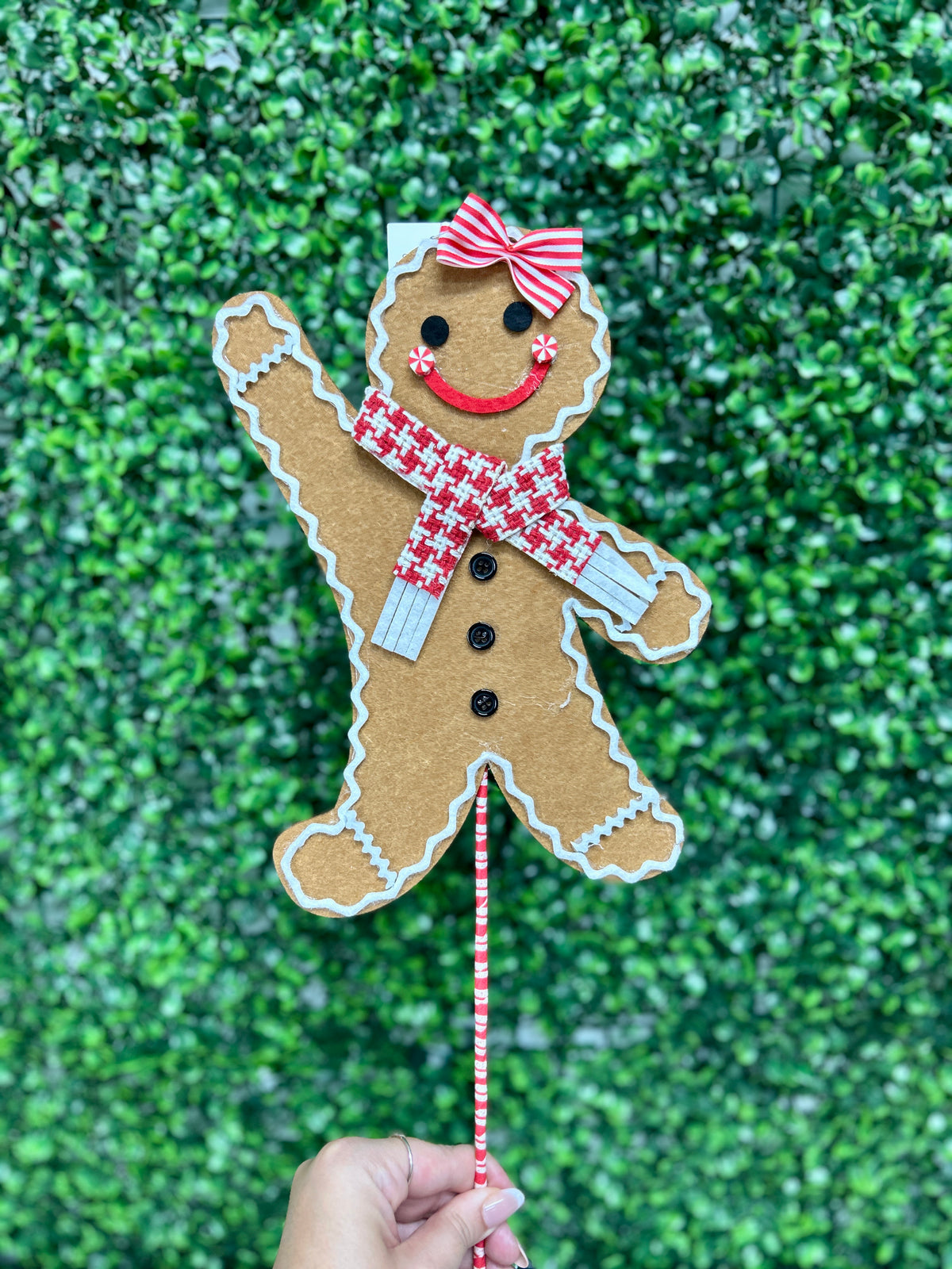 19.5 Inch Holiday Gingerbread Man Pick Two Styles