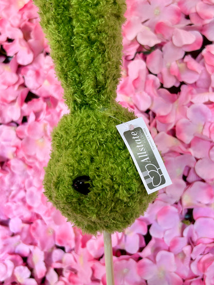 20.5 Inch Furry Moss Bunny Pick