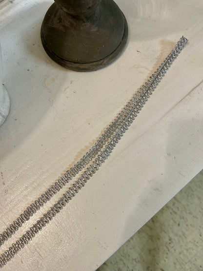 12MM By 15 Yard Silver Trimming