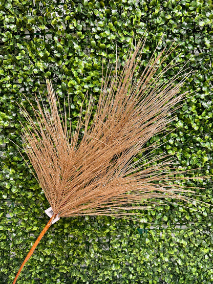 25 Inch Gold Pine And Needle Branch