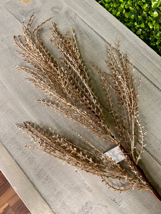 31 Inch Champagne Ice Pampas Spray