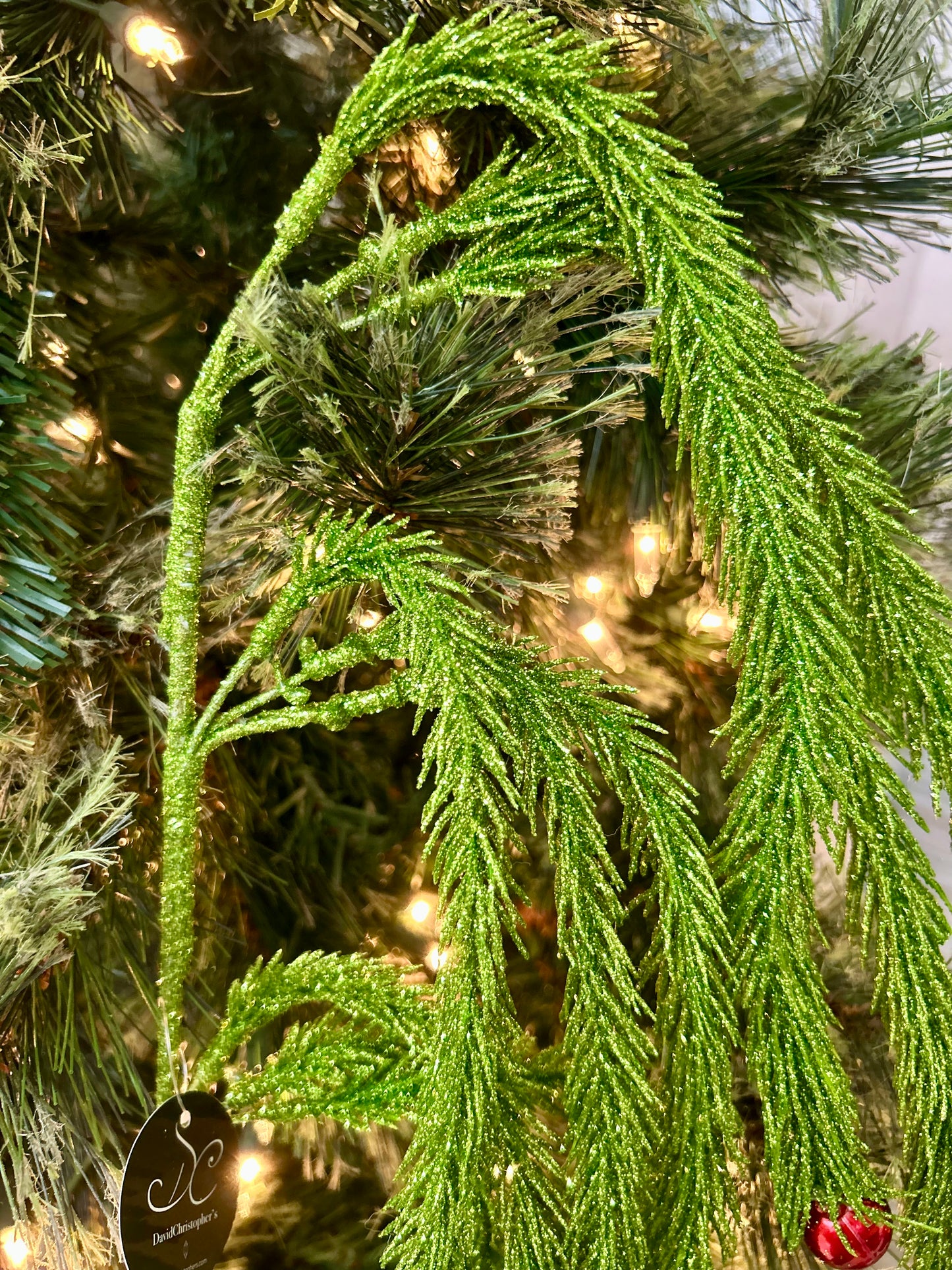 45 Inch Shimmering Hanging Ball Spray