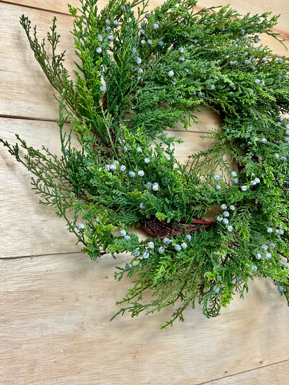 24 Inch Creeping Juniper Wreath