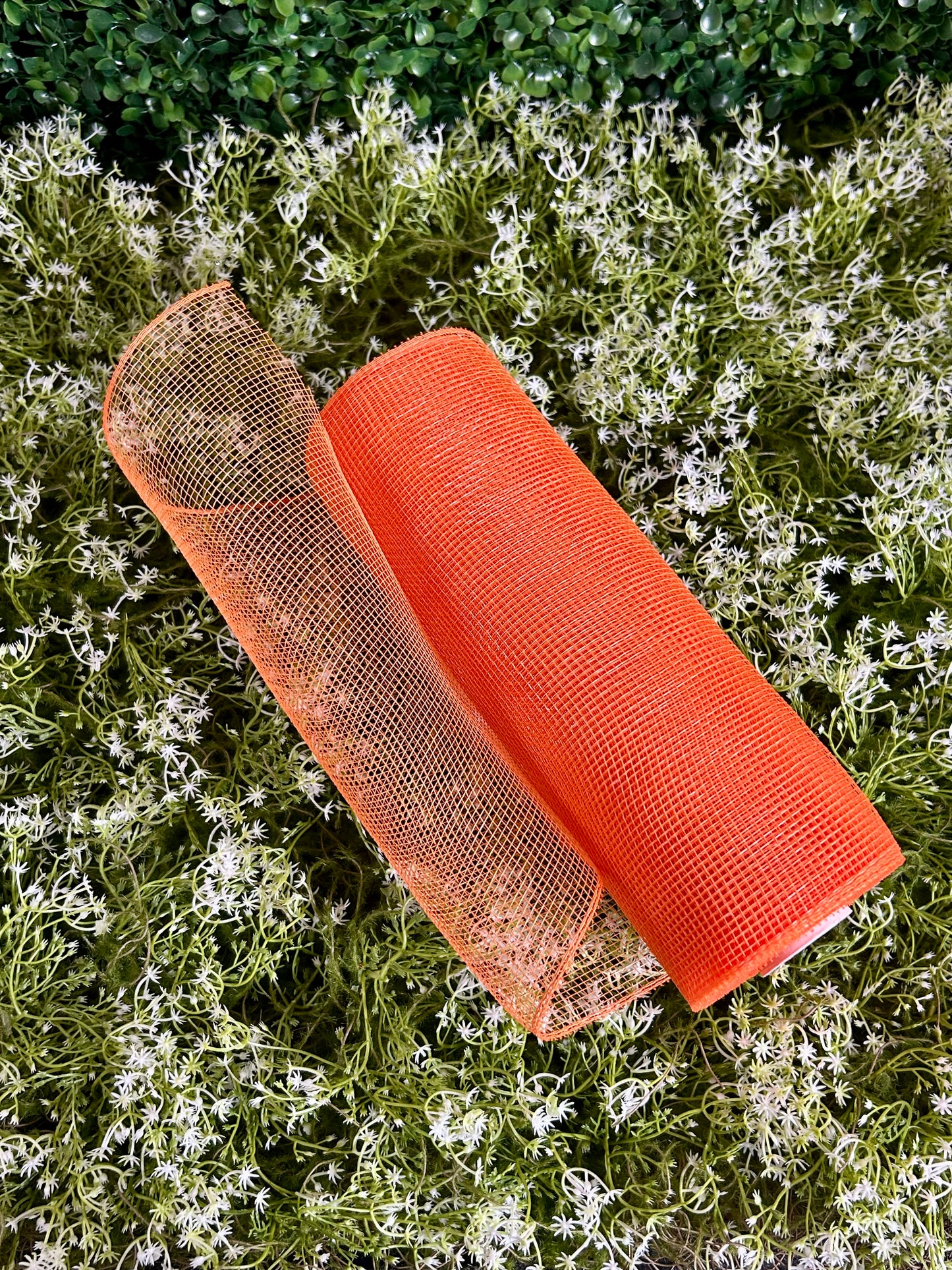 10 Inch By 10 Yards Orange Mesh