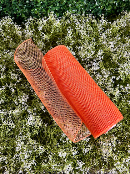 10 Inch By 10 Yards Orange Mesh