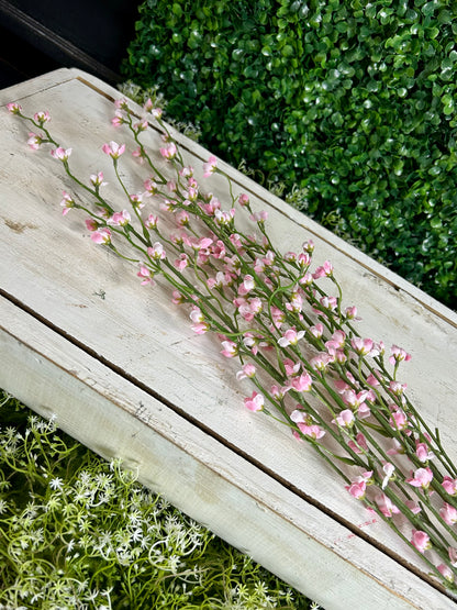 37.5 Inch Pink Blossom Bud Bush