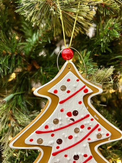 8 Inch Gingerbread Tree Ornament