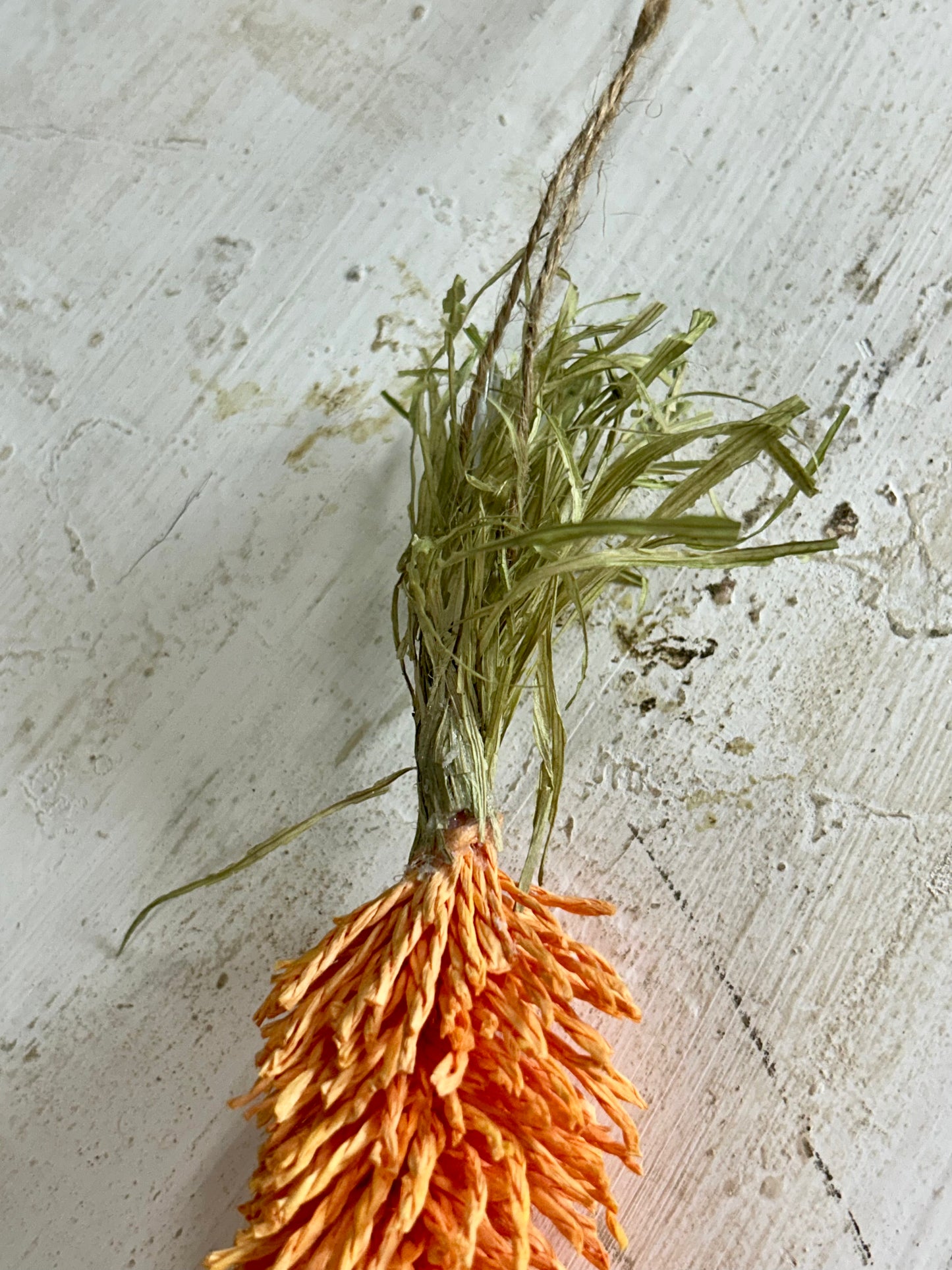 11 Inch Handcrafted Carrot Ornament