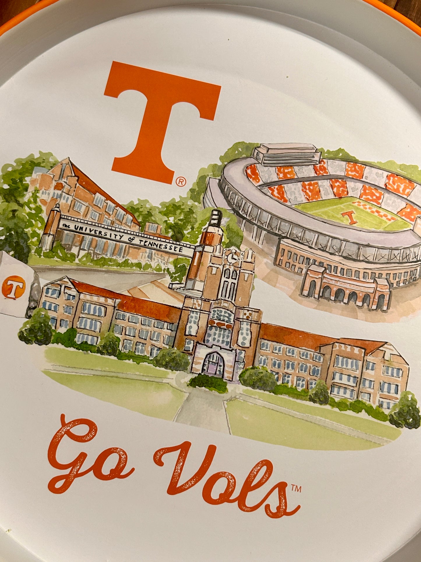 Tennessee Landmark Round Tray