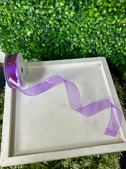 1.5 Inch By 10 Yard Lavender Jelly Ribbon