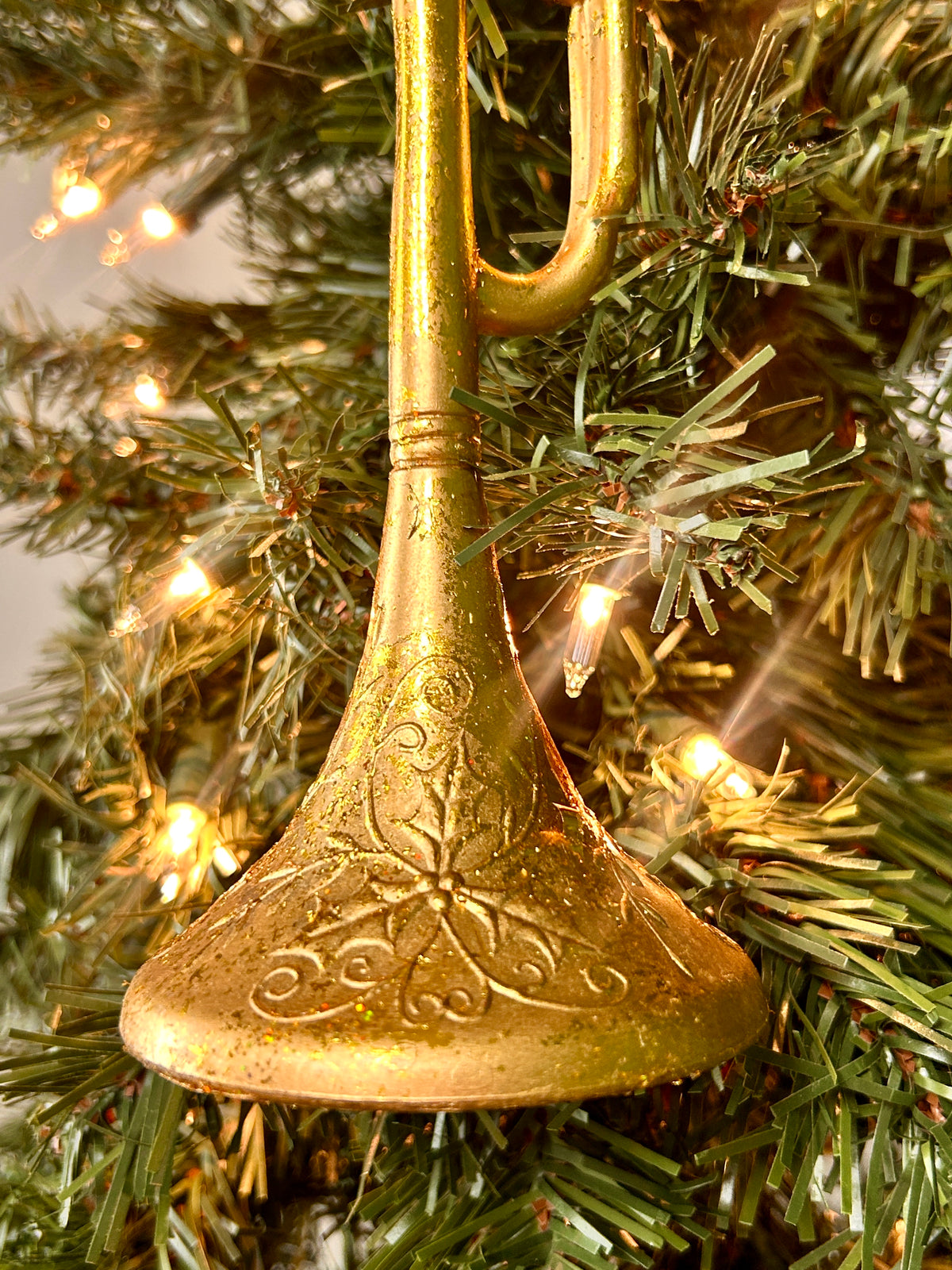 9.5 Inch - 10 Inch Gold Music Instrument Ornament Three Styles