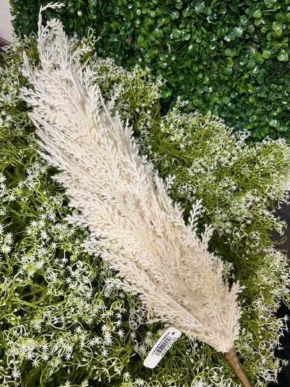 39 Inch Ivory Pampas Grass Plume Spray