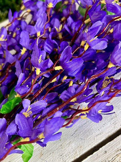 24 Inch Purple Star Blossom Bush