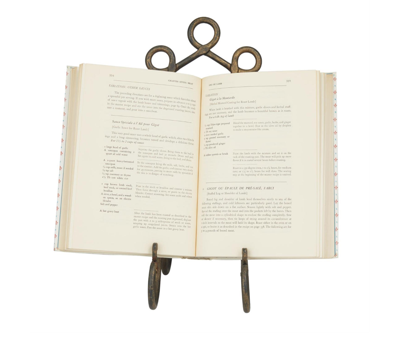 15 Inch Brown Metal Scroll Display Easel