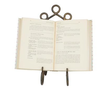 15 Inch Brown Metal Scroll Display Easel