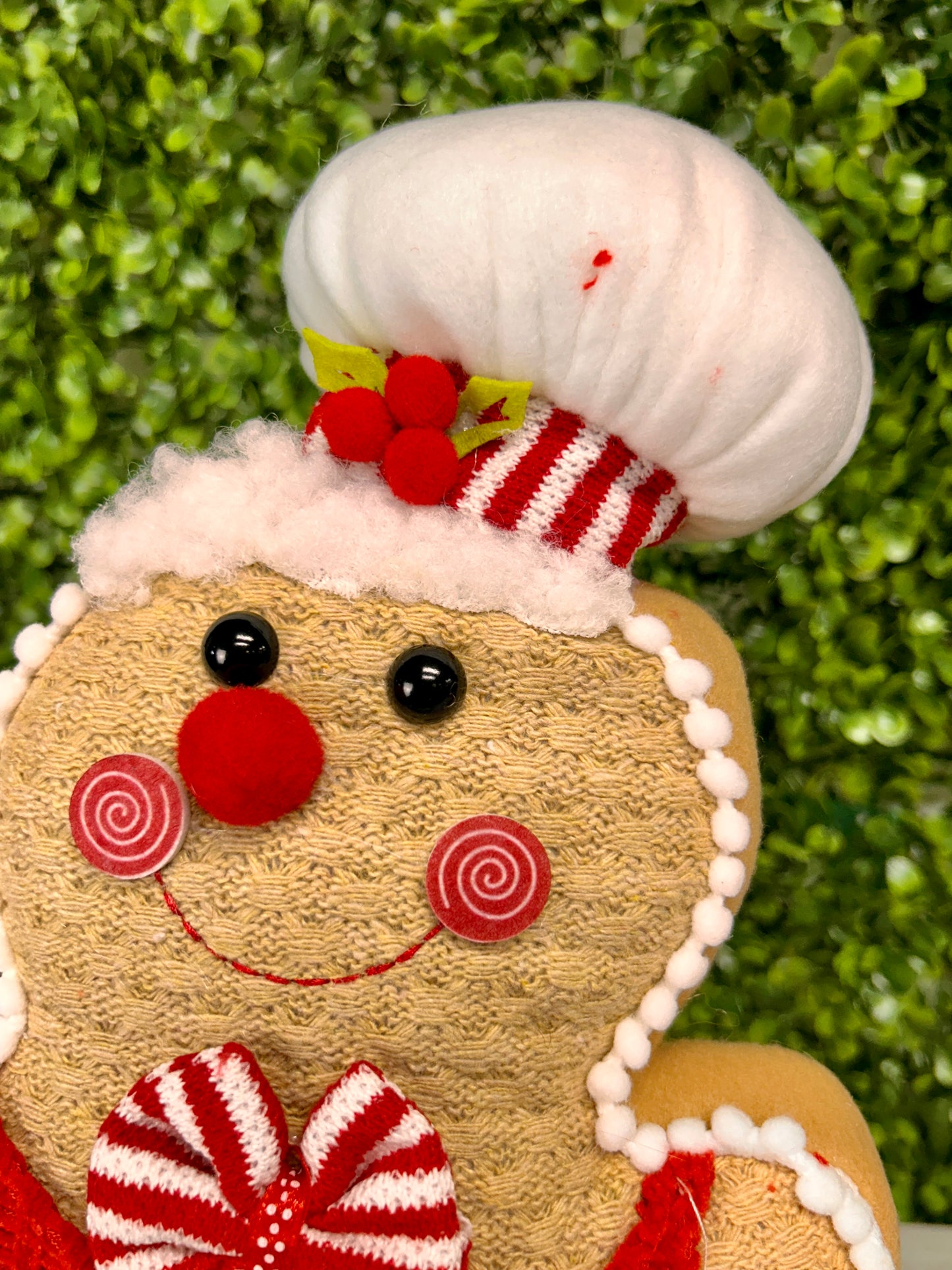 12.9 Inch Standing Holiday Gingerbread Man Two Assorted