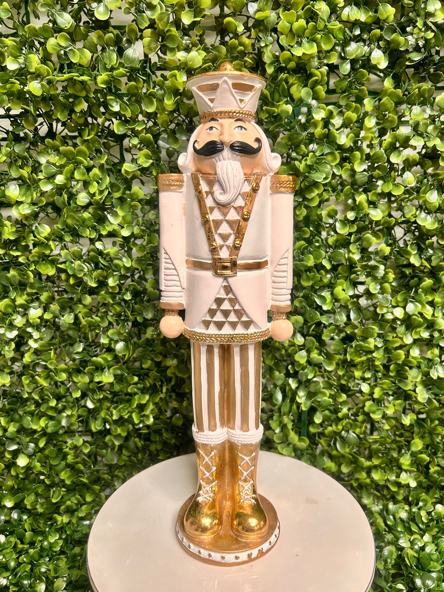 12.5 Inch Resin Gold And Black Soldier