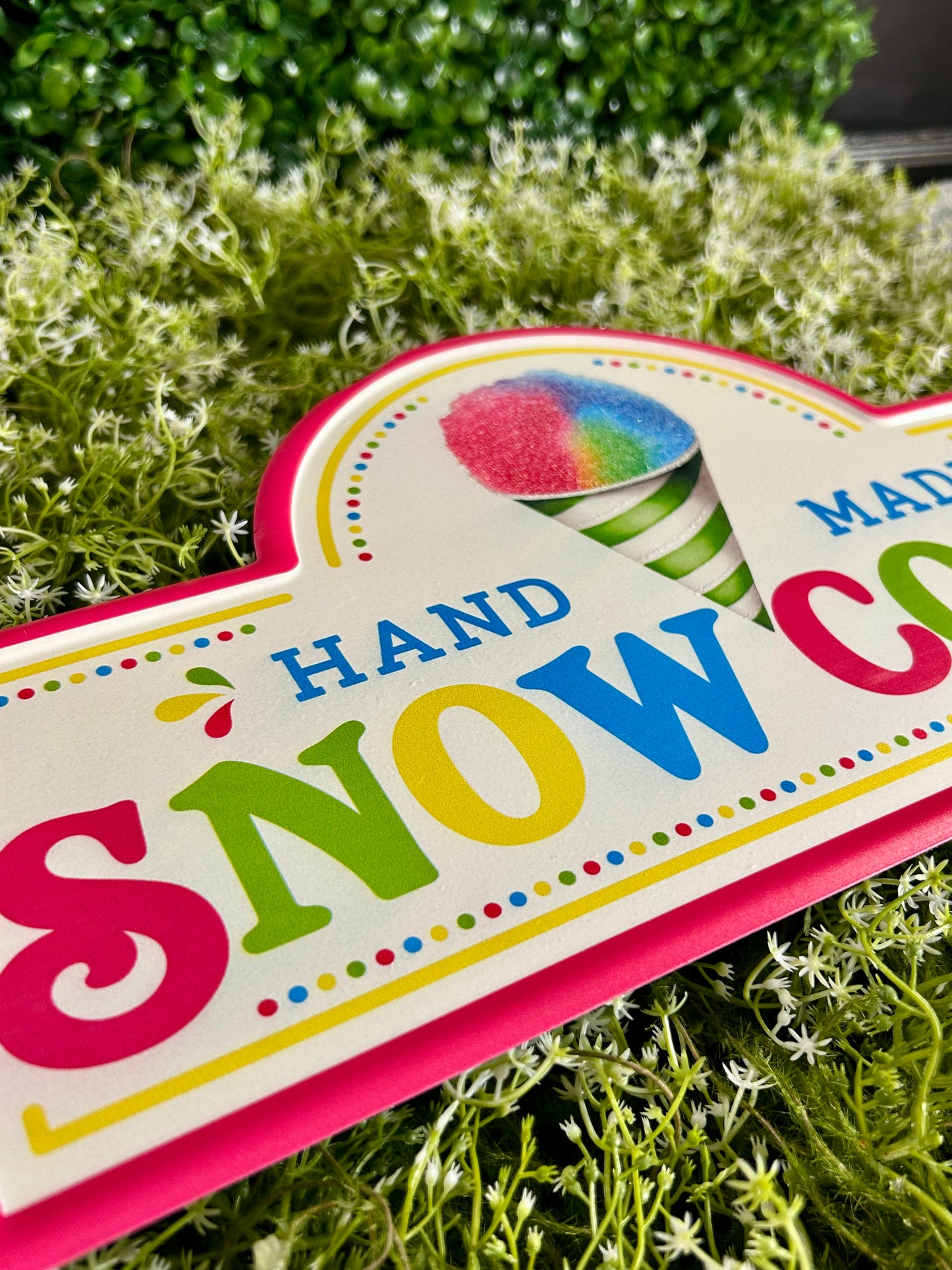 15 Inch Snow Cones Street Sign