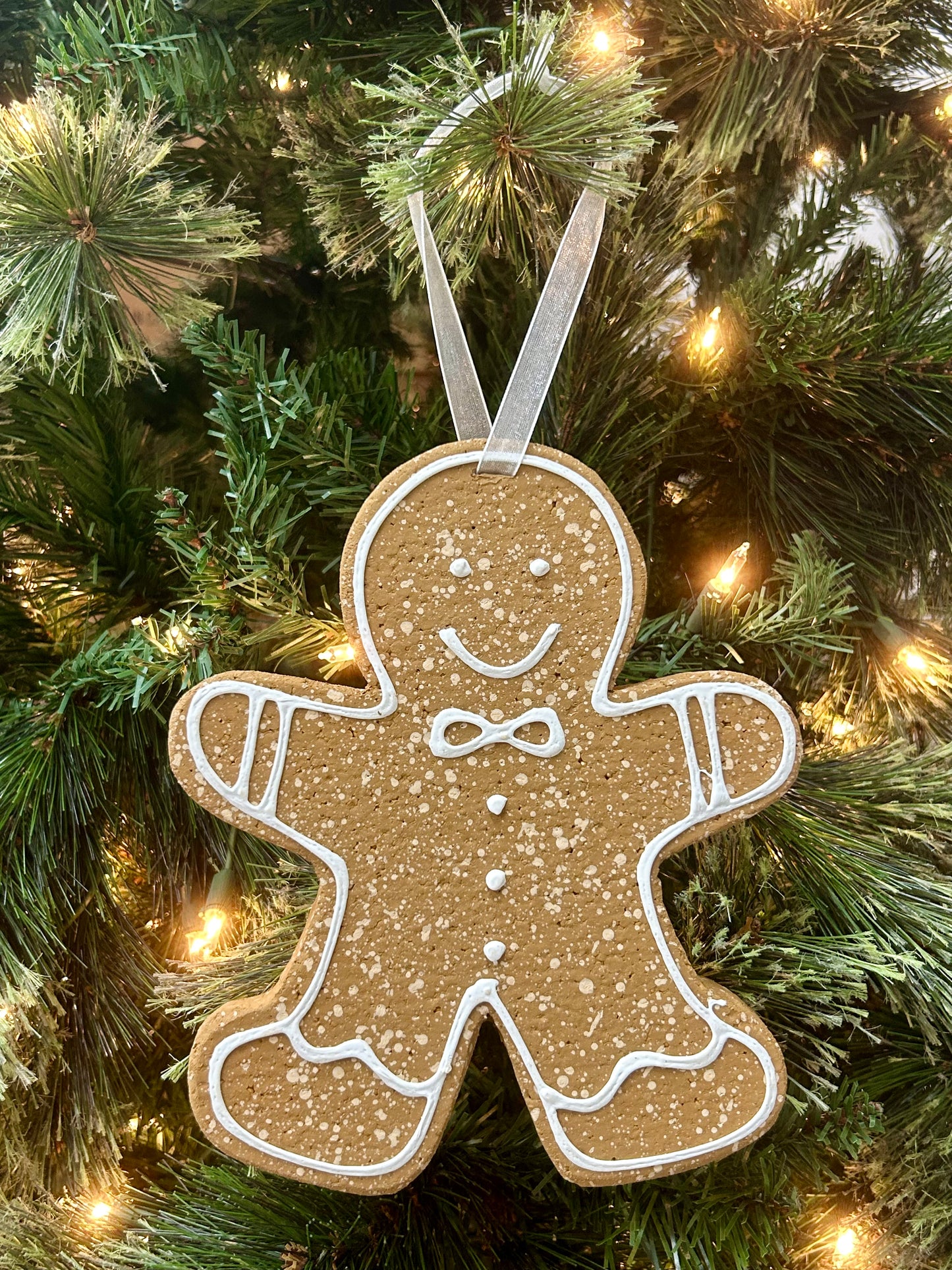 8 Inch Jumbo Gingerbread Ornament Three Styles