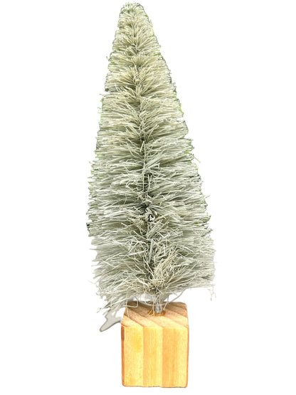 6 Inch Sage Green Bottle Brush Tree