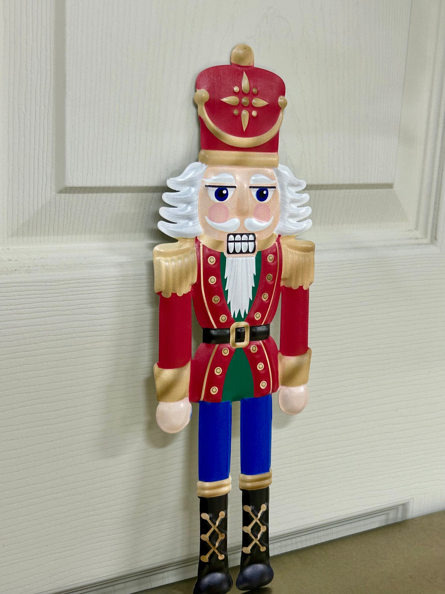 12 Inch Traditional Nutcracker Metal Sign