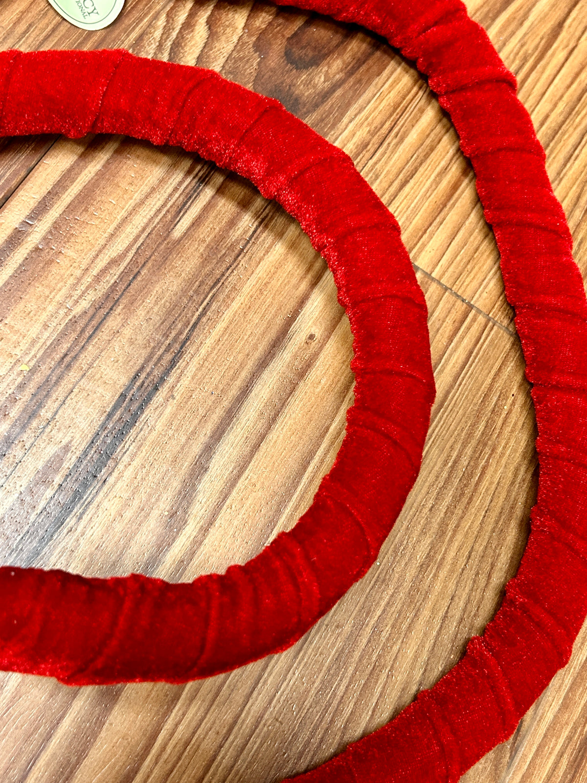 48 Inch Red Velvet Roping