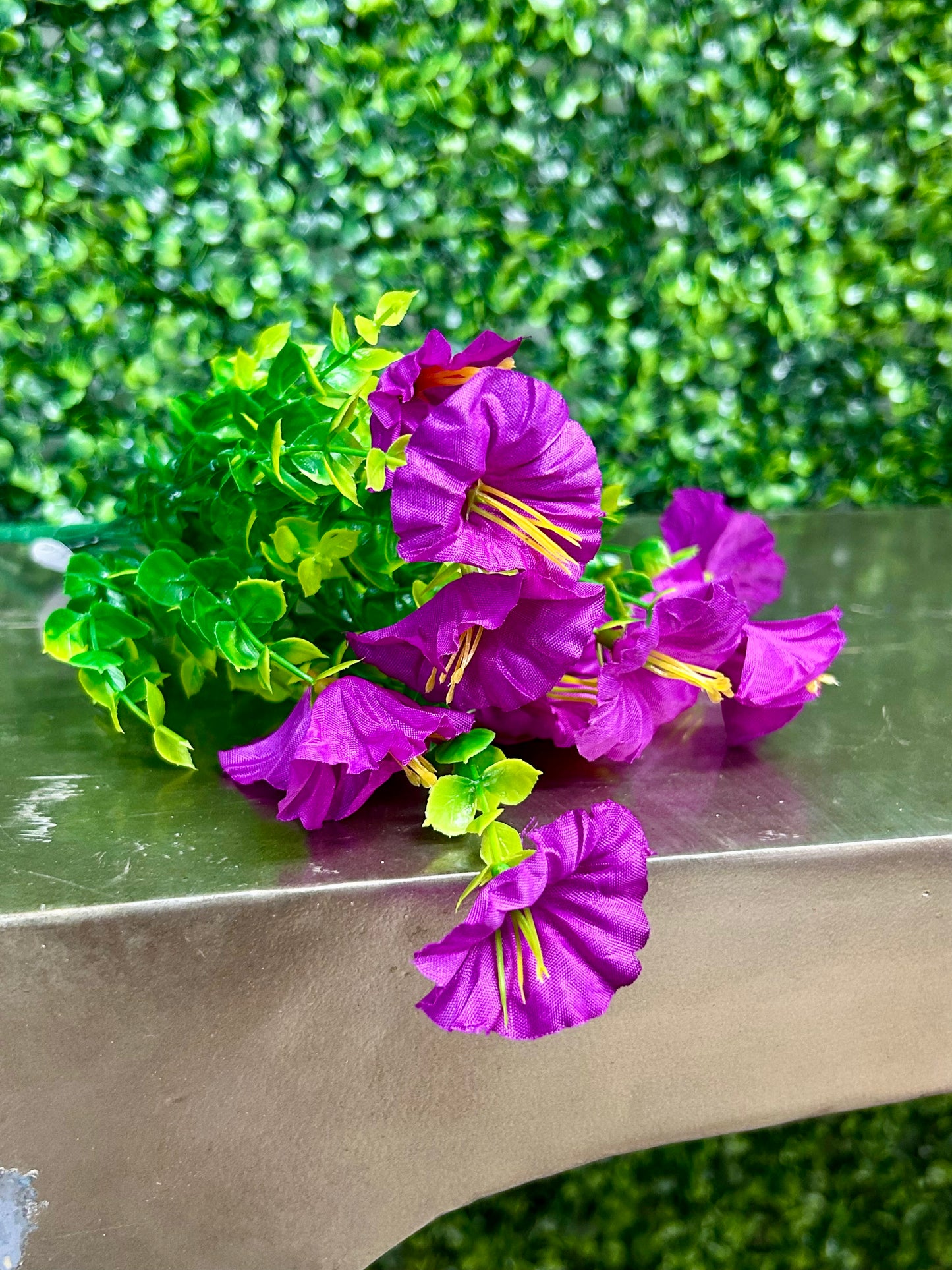 14 Inch Purple Mini Morning Glory Bunch