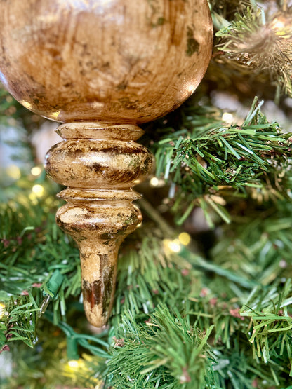 13 Inch Gold Finial Ornament
