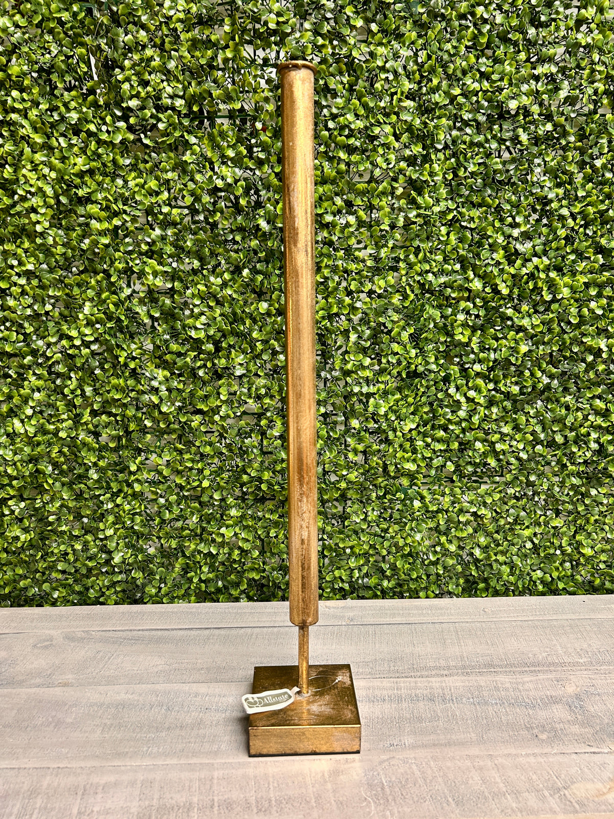23.5 Inch Metal Tube Holder With Plate