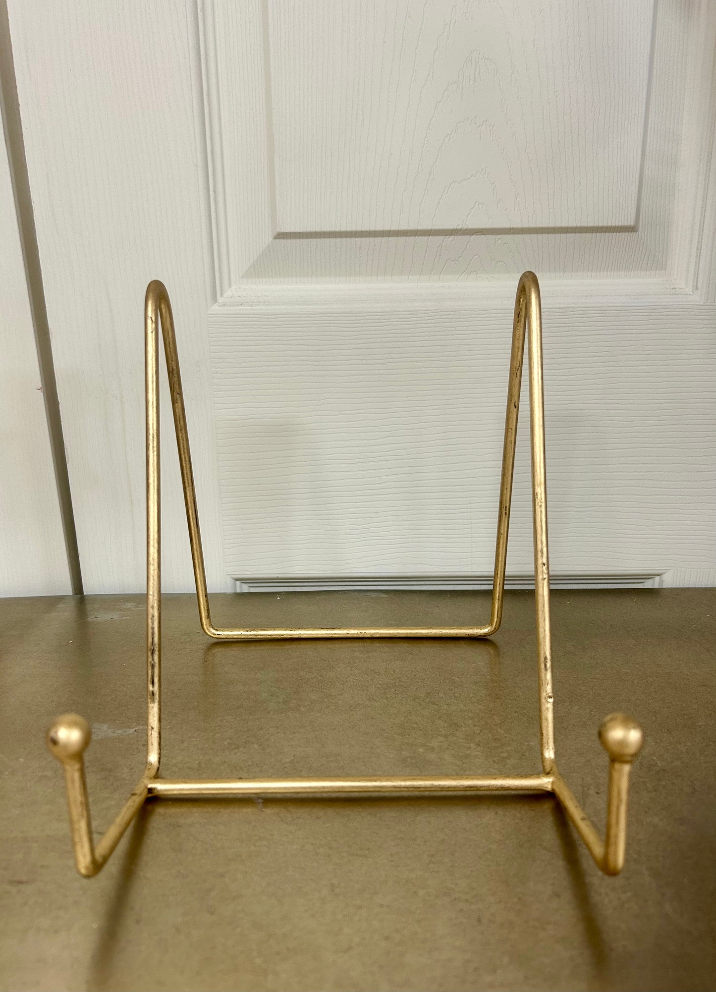 Gold Metal Wide Triangle Display Easel Three Sizes