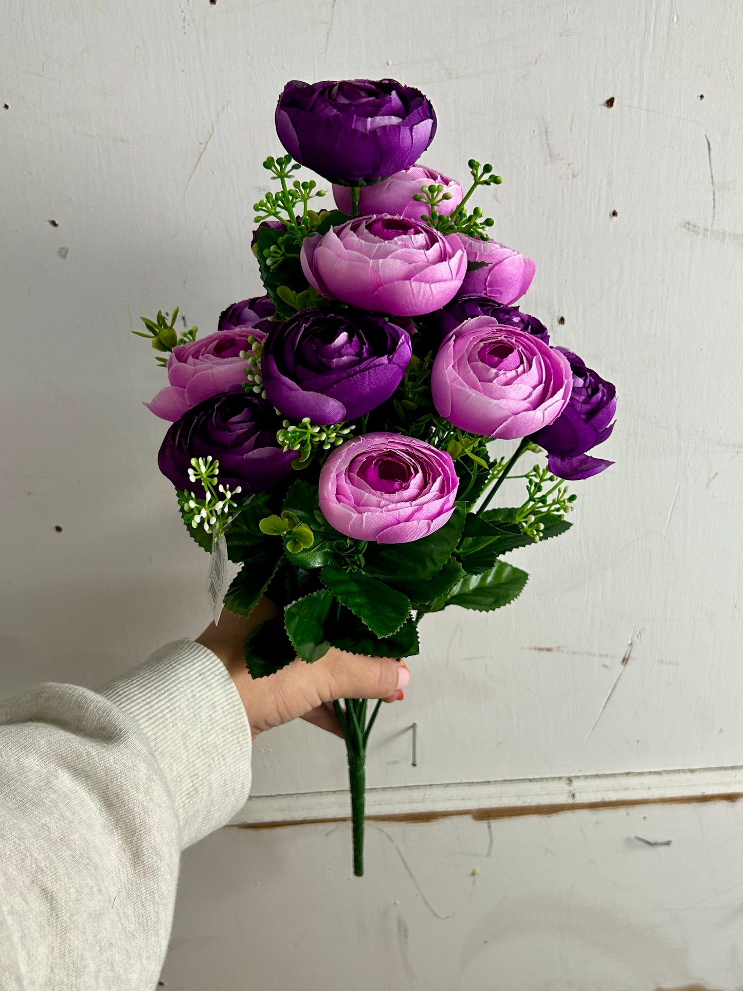 Purple And Lavender Ranunculus Bush