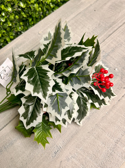 12.5 Inch Holly Berry Bush