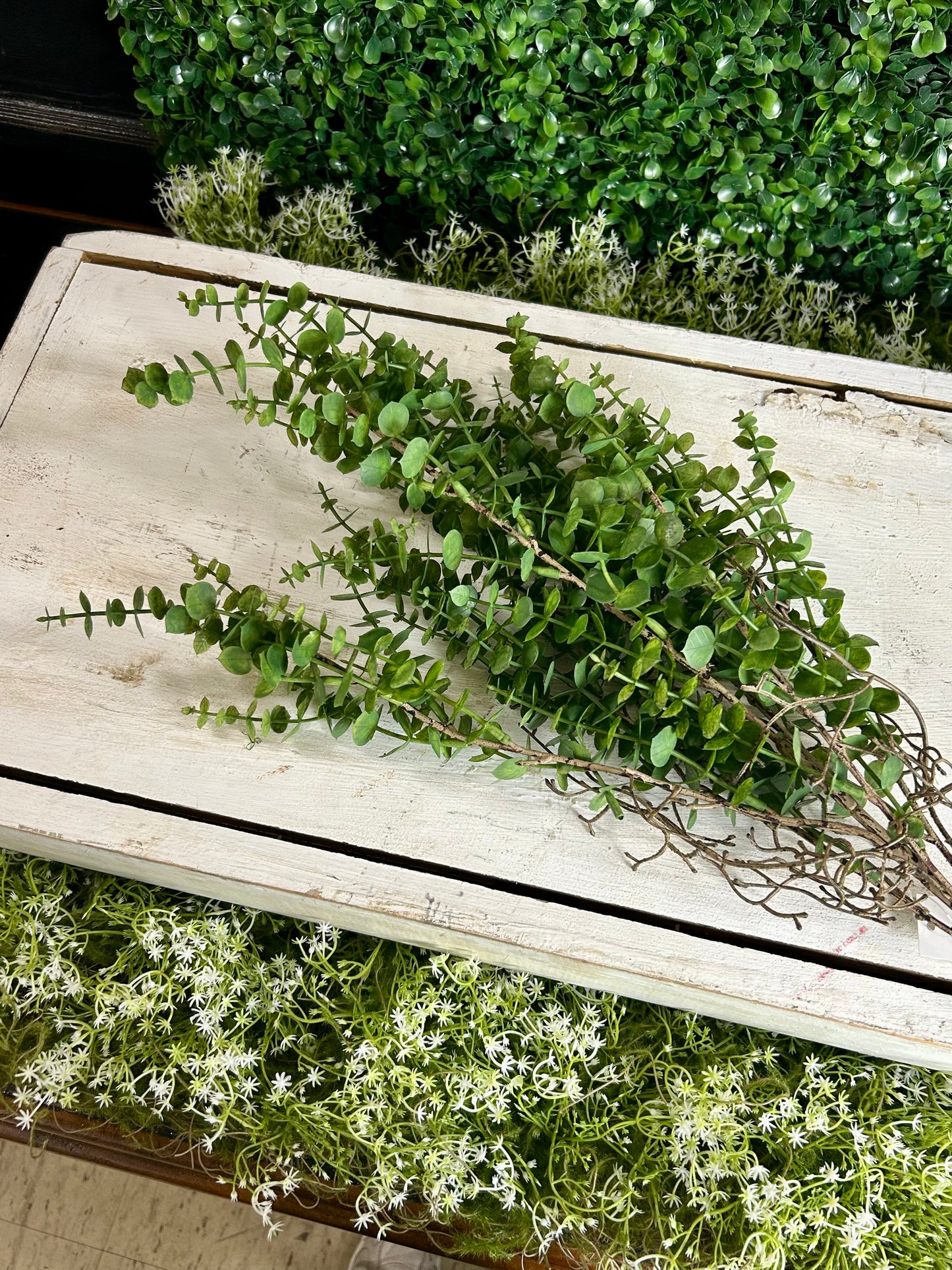 24 Inch Dark Green Mini Eucalyptus Bush