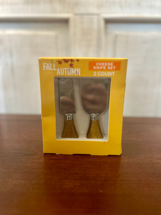Fall Into Autumn Cheese Knife Set