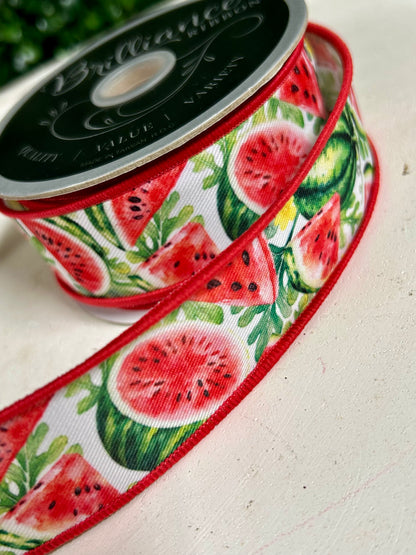 1.5 Inch By 10 Yard Watermelon Ribbon
