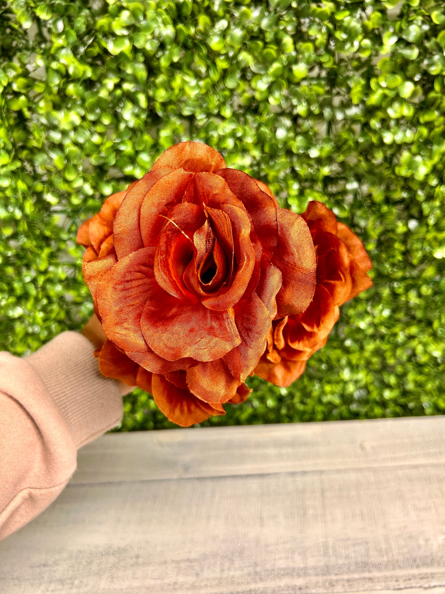 15 Inch Brown Rose Bush