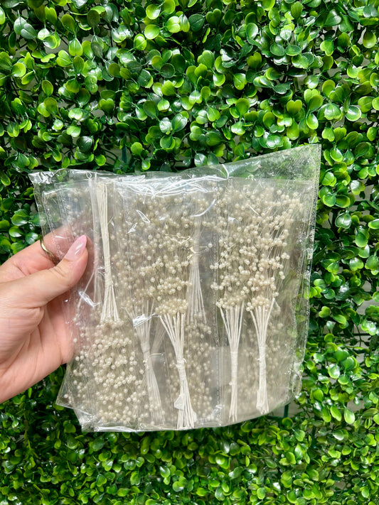 7 Inch Pearl Spray Bundles