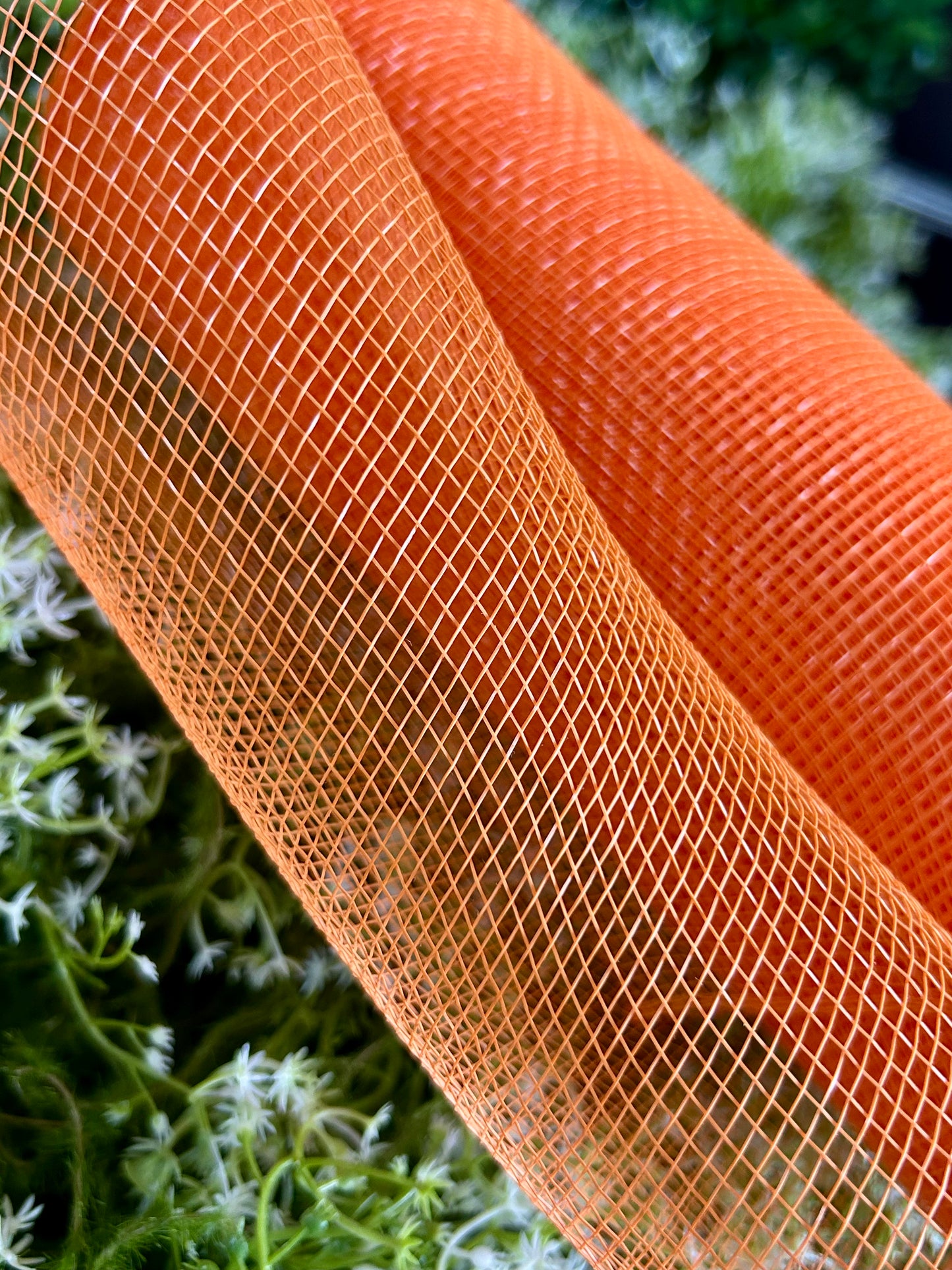 10 Inch By 10 Yards Orange Mesh