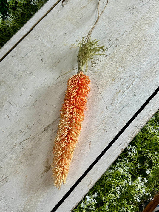 11 Inch Handcrafted Carrot Ornament