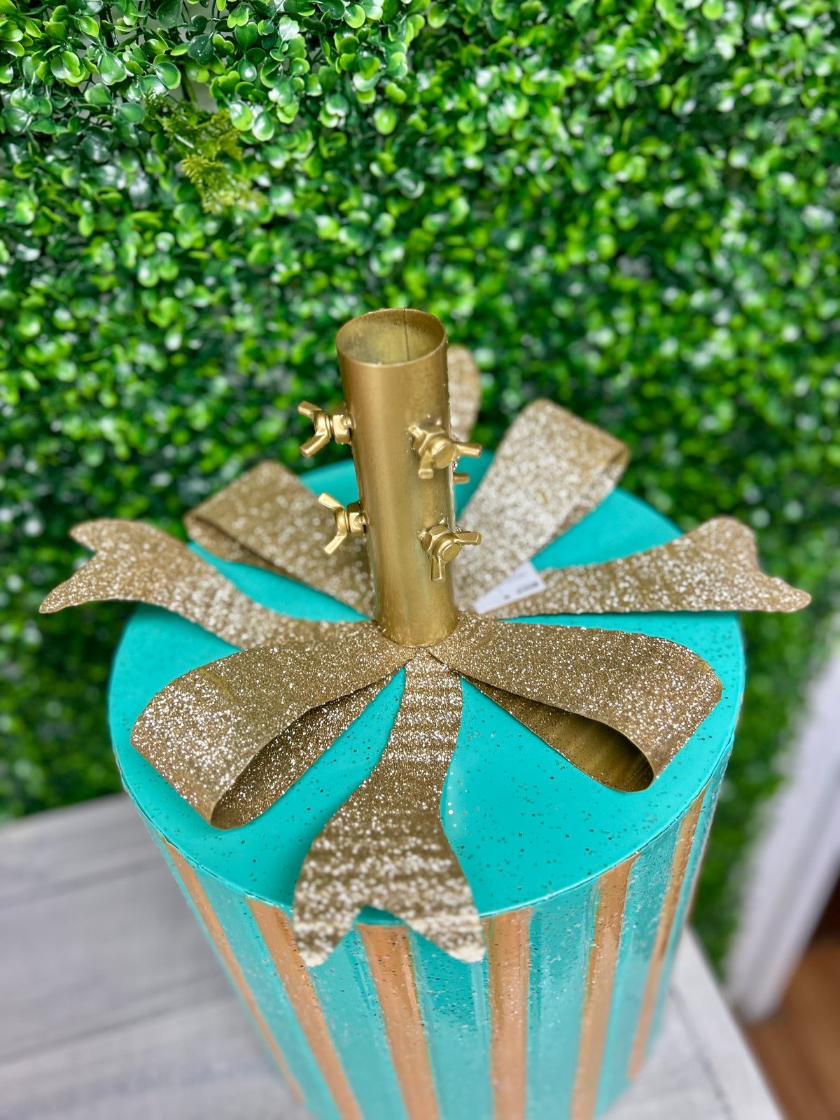 17 Inch Metal Christmas Present Tree Base Two Styles