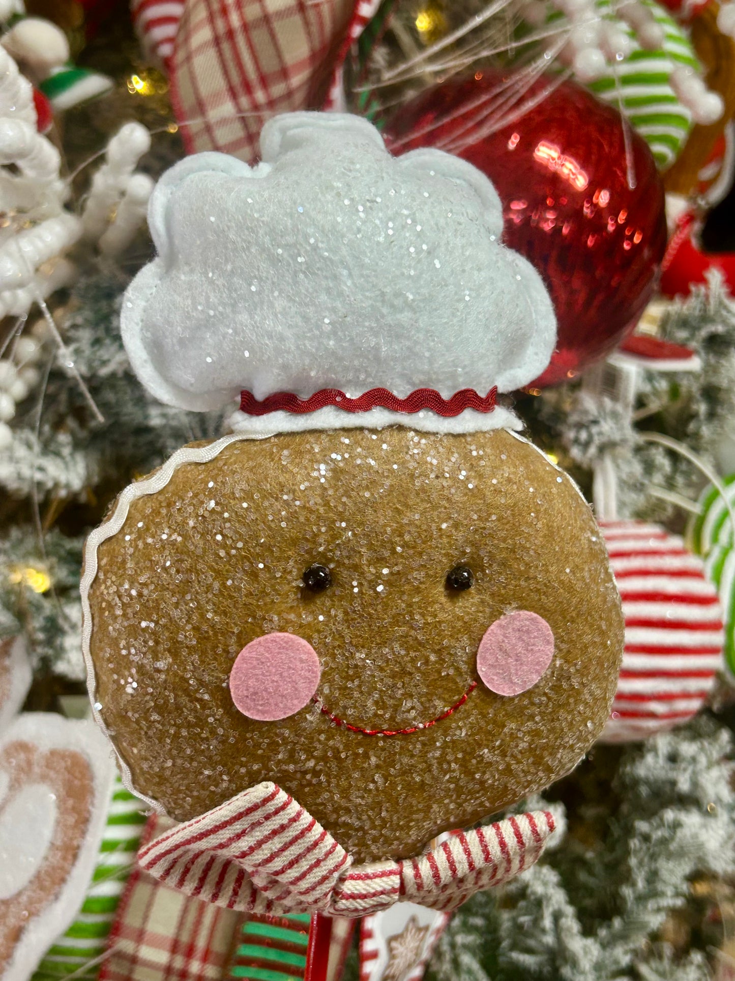 18.5 Inch Gingerbread Chef On Stick