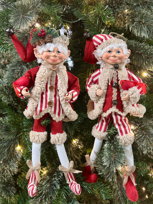 17 Inch Bendable Winter Song Elf Two Styles