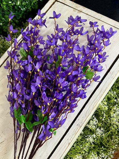 24 Inch Purple Star Blossom Bush
