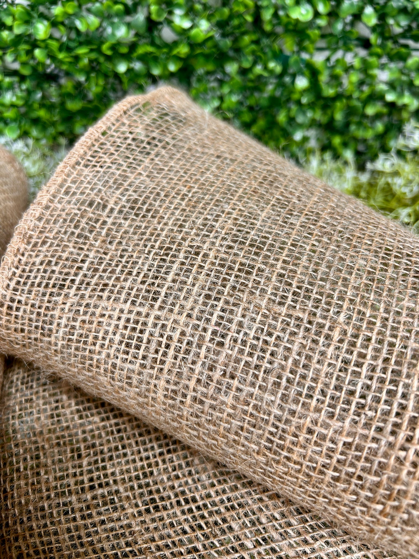 12 Inch By 10 Yard Natural Loose Weave Burlap Roll Garland