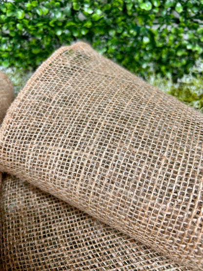 12 Inch By 10 Yard Natural Loose Weave Burlap Roll Garland