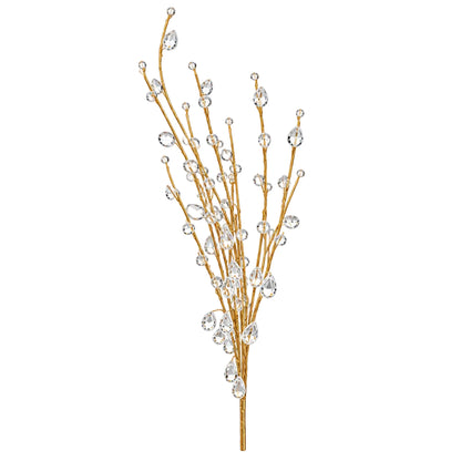 34 Inch Clear Acrylic Diamond Spray