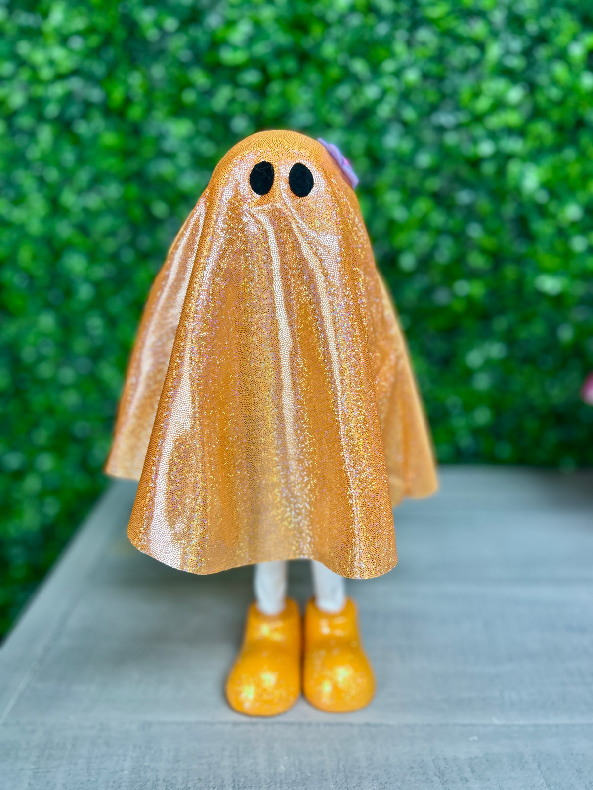 11.42 Inch Resin And Fabric Halloween Ghost Four Styles
