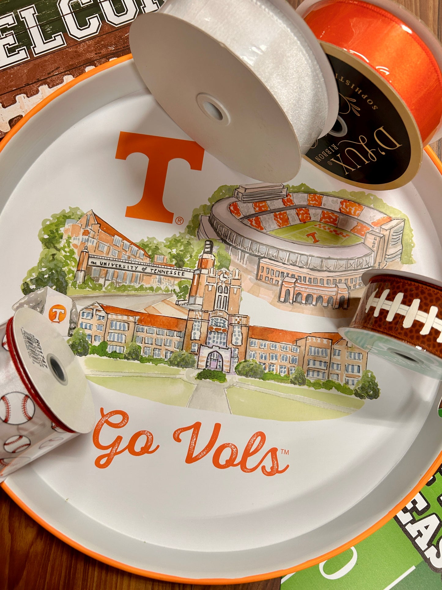 Tennessee Landmark Round Tray