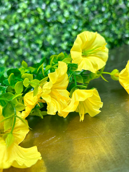 14 Inch Yellow Mini Morning Glory Bunch