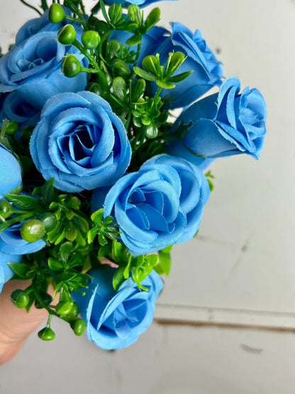 Baby Blue Rose Bud Bush